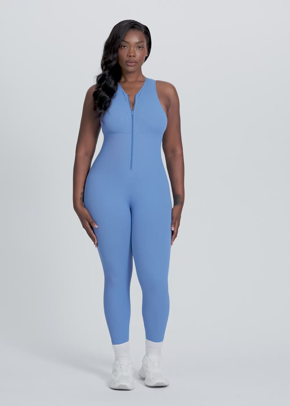 Front Zip Jumpsuit