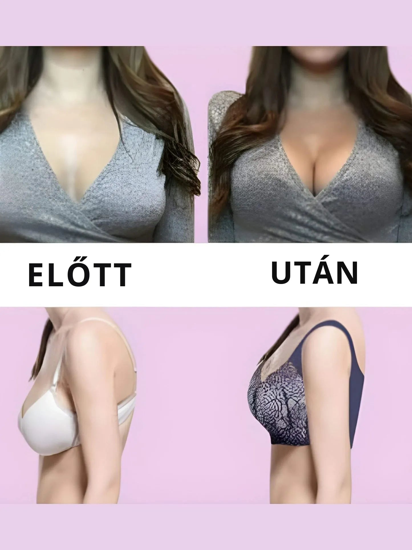 Nina – Kényelmes Push-Up Melltartó Merevítő Nélkül HG