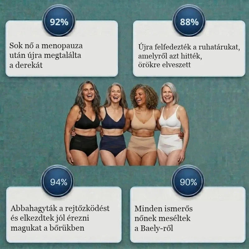 Magas derekú alakformáló alsó a szülés utáni időszakra és a menopauzára