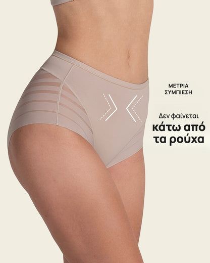 Κιλότα σύσφιξης ψηλόμεση με δαντέλα